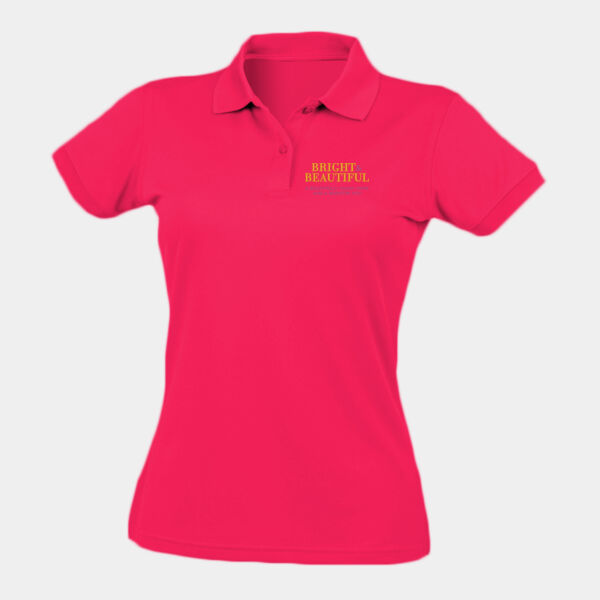 Henbury Ladies Coolplus® Wicking Piqué Polo Thumbnail